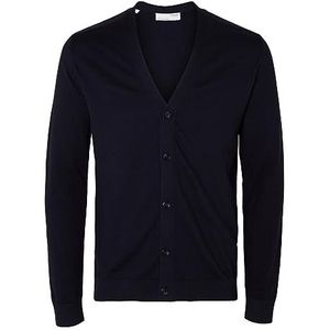 SELECTED HOMME Gebreid vest met lange mouwen, navy blazer, XL