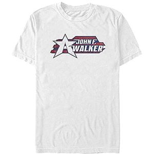 Marvel The Falcon and the Winter Soldier - Walker Logo Unisex Crew neck T-Shirt White L