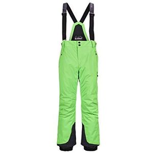Killtec Heren Kuopio MN Ski PNTS functionele broek met afneembare bandjes, randbescherming en sneeuwvanger, stralend groen, XL