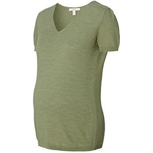 ESPRIT Maternity Dames Sweater Short Sleeve Trui, Real Olive-307, L