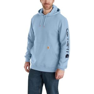 Carhartt - Sleeve Logo Hooded Sweatshirt - Fog Blue - Hoodie