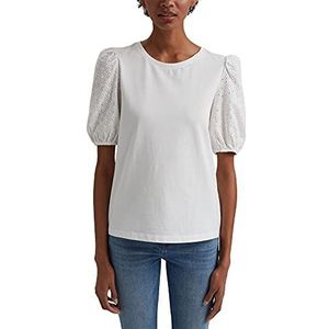 edc by ESPRIT T-shirt voor dames, Off White (110), XS