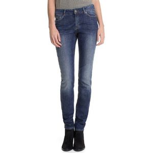 edc by ESPRIT Skinny Jeans Skin voor dames, blauw (CDark Stone), 30W x 32L