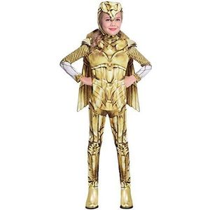 Amscan 9906678 Kind Meisjes Wonder Woman Gold Hero Fancy Dress Kostuum (Leeftijd: 8-10 Jaar)