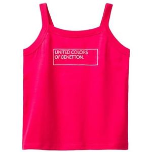 United Colors of Benetton Onderhemd voor meisjes en meisjes, Rood, 130