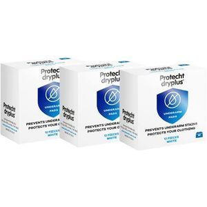 Protecht DryPlus Onderarmkussens, anti-zweetkussens, zelfklevend, 12 S, medium - verpakking van 3 stuks