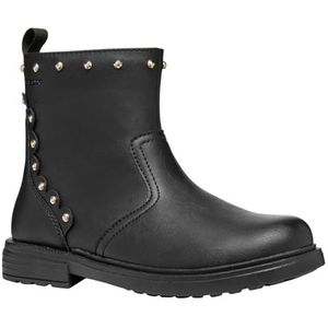 Geox J Eclair C Combat Boots voor meisjes, Zwart, 0.5 UK