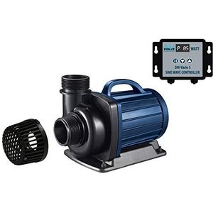 AquaForte Filter-/vijverpomp DM-22.000 Vario S, 70-200 W, opvoerhoogte 7,5 m, regelbaar met externe controller. Ideaal als vijverpomp of als beeklooppomp.