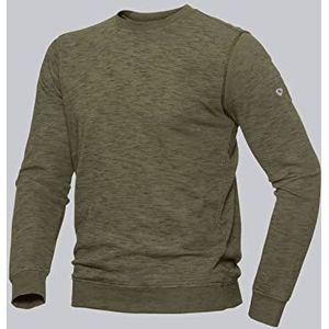 BP 1720-294 sweatshirt voor hem en haar, 60% katoen, 40% polyester space olijf, maat 3XL