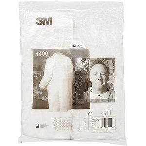 3M 4400W3XL bezoekers laboratoriumjas 4400, maat 3X-Large, wit