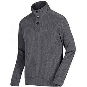 Regatta Heren Lucan Knoophals Fleece, Seal Grijs, Klein