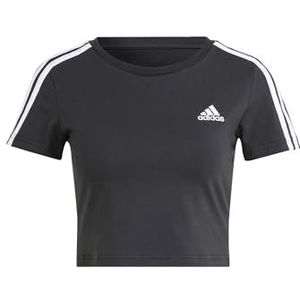 adidas Dames Essentials 3-Stripes Tee T-shirt met korte mouwen (Pack van 1)