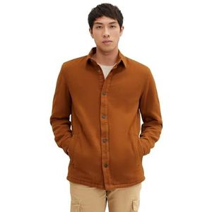 TOM TAILOR Uomini Overhem 1032367, 21652 - Equestrian Brown, L