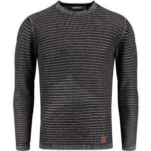 KEYLARGO Klmanuel ronde trui voor heren, Antraciet (1101), 3XL