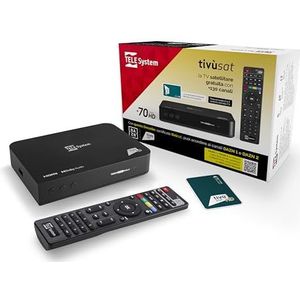 Telesystem - 58010100 - TV-ontvanger - Zwart - DVB-S2 en DVB-S