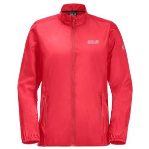 Jack Wolfskin Dames Pack & GO Windshell W Softshell, Tulip red., L