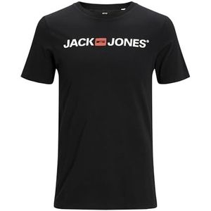 JACK & JONES Jjecorp T-shirt met logo voor heren, met ronde hals en neus