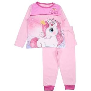 Disney Pijama-pyjamaset voor meisjes, Lichtroze, 8 Jaren