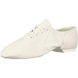 Bloch Dance Jazzsoft Jazz Jazz schoen met splitzool voor dames, Wit, 40.5 EU