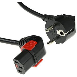 Netsnoer/PowerCORD CEE7/7-C13 LOCK D 1M