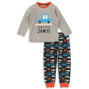 Sigikid Mini-pyjama voor jongens, van biologisch katoen, grijs/antraciet, maat