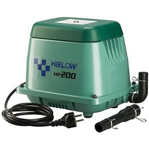 HiBlow Luchtpomp HP-200 230 l/min bij 1,3 m, uitgang 18 mm, 210 watt