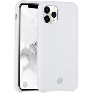 Mobello fluwelen siliconen knapperige witte iPhone 11 Pro