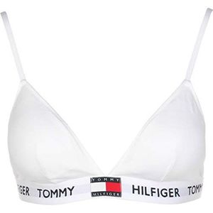 Tommy Hilfiger Gevoerde beha voor dames, triangel-beha, Pvh Classic White., L