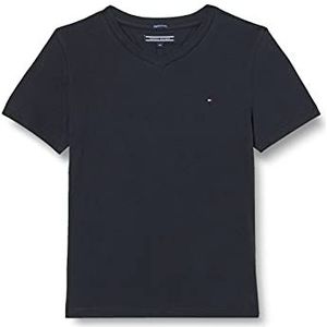 Tommy Hilfiger Jongens korte mouwen gebreide tops, blauw (Sky Captain), 80