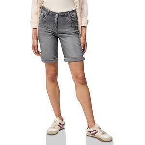Cecil - Scarlett - Zomerbroek - Mid Grey Used Wash - Five-Pocket Style