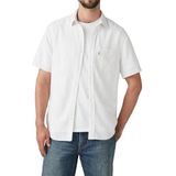 Levi's® - Vrijetijdsoverhemd - Korte Mouwen - Mix van Linnen en Viscose - Regular Fit