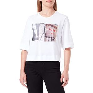 Sisley T-shirt voor dames, Wit 911, S