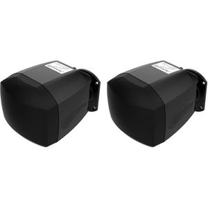 Audibax Java 2TB Passieve wandgemonteerde luidspreker voor binnen en buiten, zwart