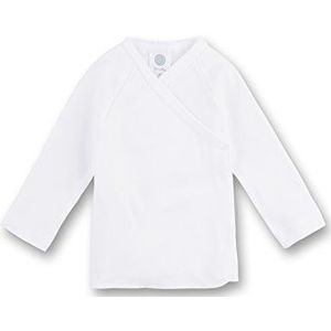 Sanetta 307500 - vleugelhemd/wikkelshirt met lange mouwen, Basic Collection, Organic Cotton wit (meerdere kleuren), wit (wit), 44
