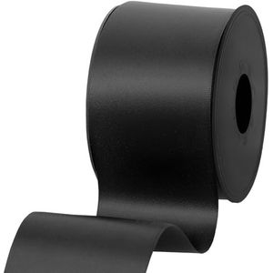 Les Petits Rubans Polyester lint - 100% polyester dubbelzijdig satijnen lint voor bruiloften, cadeauverpakking, bloemstukken, handwerk, taarten, strikken, versieringen, 63 mm x 25 m