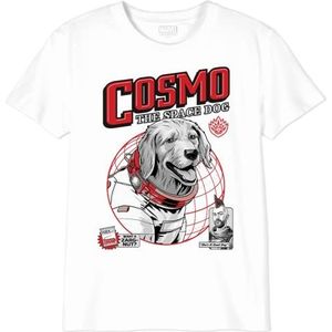 Marvel T-shirt voor jongens, Wit, 8 Jaren