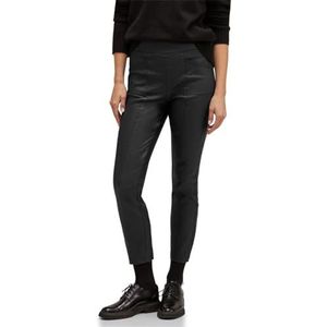 STREET ONE Broek Skinny Coating, zwart, 38W x 28L