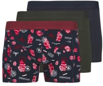 JACK & JONES - JACHOLIDAY - Boxershorts - Nachtblauw - 3 Pack