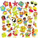 Baker Ross Tropisch Strand Stickers van Foam (12 stuks) Knutselspullen en Stickers voor Kinderen