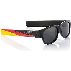 Globale sunfold oprolbare Germany zonnebril, uniseks, volwassenen, meerkleurig, eenheidsmaat