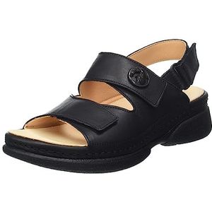 Think! Cambio sandalen voor dames, duurzaam uitneembaar voetbed, 0000 zwart., 43 EU