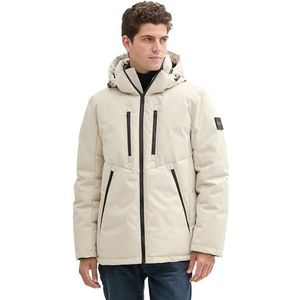 TOM TAILOR Heren 1042523 jas, 26199-Beige Alfalfa, L, 26199 - Beige Alfalfa, L