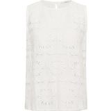 Cream - Kanten Top - Beige