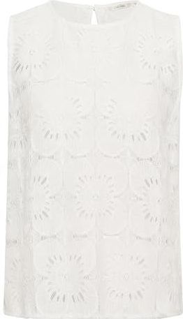 Cream - Kanten Top - Beige