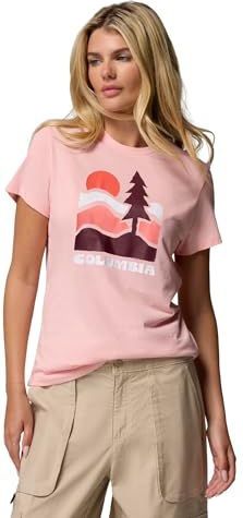 Columbia - Ruby Springs Graphic - T-shirt - Dames - Korte Mouwen - Pack van 1