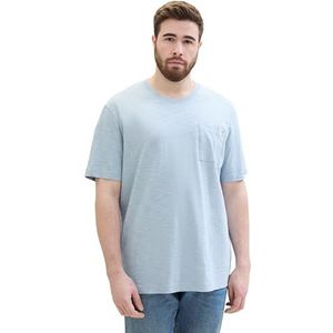 TOM TAILOR T-shirt voor heren, 15159 - Foggy Blue, 5XL
