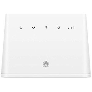 Huawei B311-221 4G LTE Router 2 (Cat.4, 4G LTE tot 150 Mbps (download), 50 Mbps (upload), WiFi 300 Mbps, 1x Gigabit LAN, 1x TEL) wit