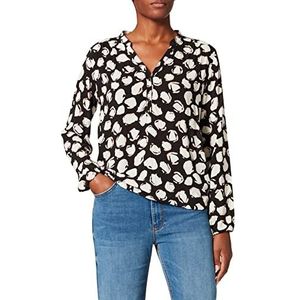 Cartoon Damesblouse, zwart/crème, 36 NL