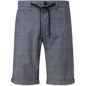 s.Oliver Bermuda voor heren, met trekkoord, relaxed fit, blauw 58n4, 44