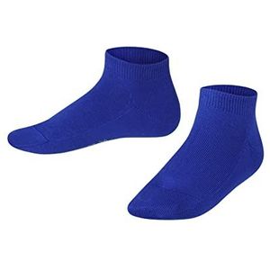 FALKE Uniseks-kind Korte sokken Family K SN Duurzaam Katoen Kort eenkleurig 1 Paar, Blauw (Cobalt Blue 6054) nieuw - milieuvriendelijk, 39-42